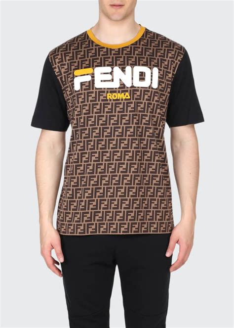 fendi mania t shirt men|men's fendi t shirt.